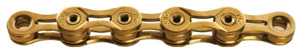 Cadena KMC X9 SL Ti-N 114 Eslabones 9V Oro 3 Cadena KMC X9 SL Ti-N 114 Eslabones 9V Oro