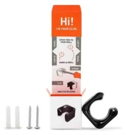 Soporte De Pared Para Bicicleta Hornit Clug S Roadie (23-32 Mm / 1-1.25 '') Blanco / Negro -Tienda De Bicicletas 128376061bafc8beda5f3.12507771
