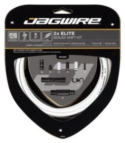 Kit De Cambios Sellados Jagwire 2x Elite Blanco