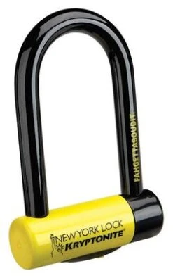 U-lock Kryptonite New York Faghettaboudit Negro / Amarillo