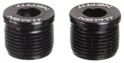Cubiertas De Eje De Pedal Neatt Attack V2 / Oxygen V2 Negras (x2)