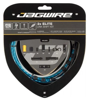 Kit De Cambio Jagwire 2x Elite Link Azul 3 Kit De Cambio Jagwire 2x Elite Link Azul
