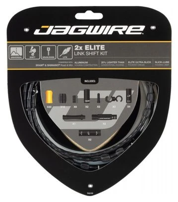 Kit De Cambio Jagwire 2x Elite Link Negro 3 Kit De Cambio Jagwire 2x Elite Link Negro