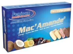 6 Barritas Energéticas De Chocolate Y Avellanas Fenioux Mac'Amande