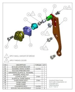 Wolf-tooth Wolf Tooth GnarWolf Guía De Cadena ISCG 05 Mount Black -Tienda De Bicicletas 206719060be1de349a768.11156244