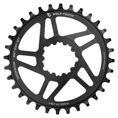 Wolf-tooth Plato De Montaje Directo Wolf Tooth Para Sram Boost 3 Mm Drop-Stop A Negro 3 Wolf-tooth Plato De Montaje Directo Wolf Tooth Para Sram Boost 3 Mm Drop-Stop A Negro