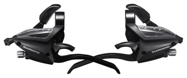 Shimano MANETTE DERAILLEUR PAIRE VTT 3x8V PUSH/PULL + LEVIERS EF500 ESTEF5004PV8A3. 3 Shimano MANETTE DERAILLEUR PAIRE VTT 3x8V PUSH/PULL + LEVIERS EF500 ESTEF5004PV8A3.