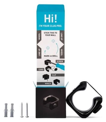 Hornit Clug Pro MTB Soporte De Pared Para Bicicletas (44-57 Mm / 1 75-2 25'') Negro 6 Hornit Clug Pro MTB Soporte De Pared Para Bicicletas (44-57 Mm / 1 75-2 25'') Negro - Imagen 4