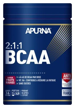 Apurna BCAA 2: 1: 1 Frutos Rojos - Tarro 400g 3 Apurna BCAA 2: 1: 1 Frutos Rojos - Tarro 400g