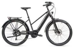 Peugeot ET01 Crossover Equipé Mixte D10 Powertube Bicicleta Eléctrica De Paseo Shimano Deore 10S 500 Wh 27 5'' Gris Oscuro 2022