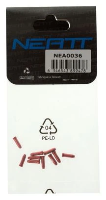 Tapas De Extremo De Cable De Engranaje NEATT - Rojo