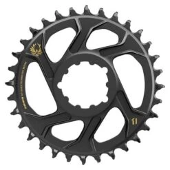 Plato SRAM X-SYNC EAGLE De Montaje Directo 3 Mm De Desplazamiento De 12 Velocidades Negro Dorado
