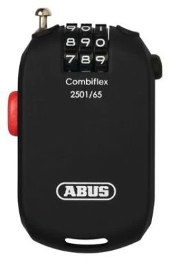 Abus Combiflex 2501 Cable Lock 65 Cm Negro