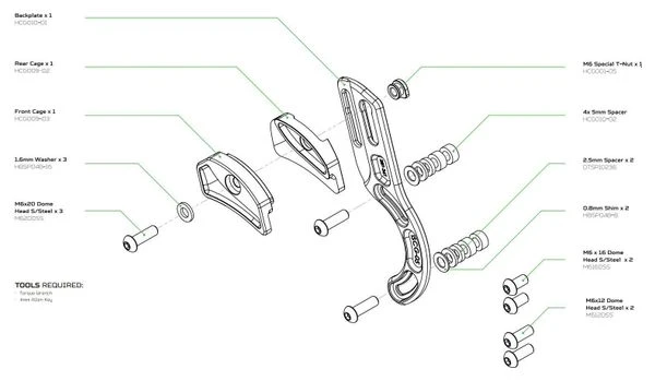 Guía De Cadena Hope Shorty (28-36) ISCG05 Azul 6 Guía De Cadena Hope Shorty (28-36) ISCG05 Azul - Imagen 4