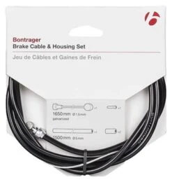 Juego De Cable Y Caja De Freno De Carretera Y BTT Bontrager Negro