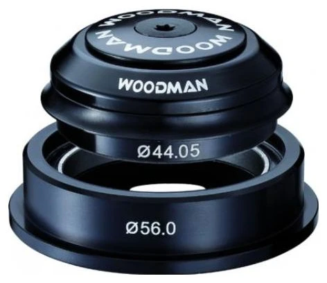 Juego De Dirección WOODMAN AXIS AA - SICR SPG Semi-Integrated Tapered Negro 3 Juego De Dirección WOODMAN AXIS AA - SICR SPG Semi-Integrated Tapered Negro