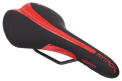 Sillín Neatt Attack Negro / Rojo -Tienda De Bicicletas 5cb5e95407b27